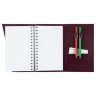 Ежедневник Strap, недатированный, бордовый