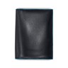 Бумажник Piquadro Blue Square, вертикальный, черный