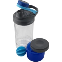 Фитнес-бутылка с контейнером Shake & Go™ голубой, 0.65 л