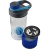 Фитнес-бутылка с контейнером Shake & Go™ голубой, 0.65 л