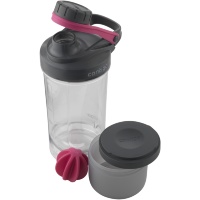 Фитнес-бутылка с контейнером Shake & Go™ розовый, 0.65 л