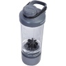 Фитнес-бутылка с контейнером Shake & Go™ чёрный, 0.65 л