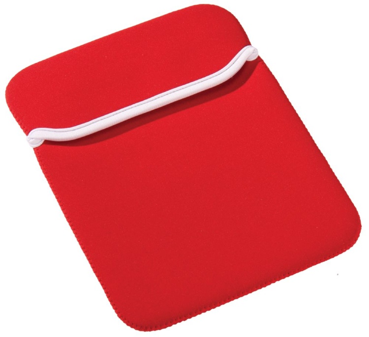 Чехол для iPad 10", красный с белым