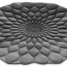 Блюдо-поднос Black Lotus, черное
