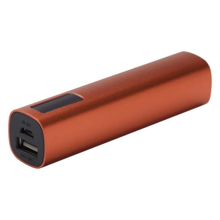 Внешний аккумулятор Easy Metal 2200 мАч, оранжевый Внешний аккумулятор Easy Metal 2200 мАч, оранжевый