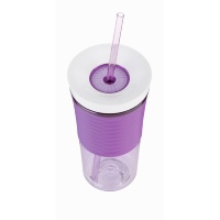 Шейкер для коктейлей Shake & Go фиолетовый, 0.53 л
