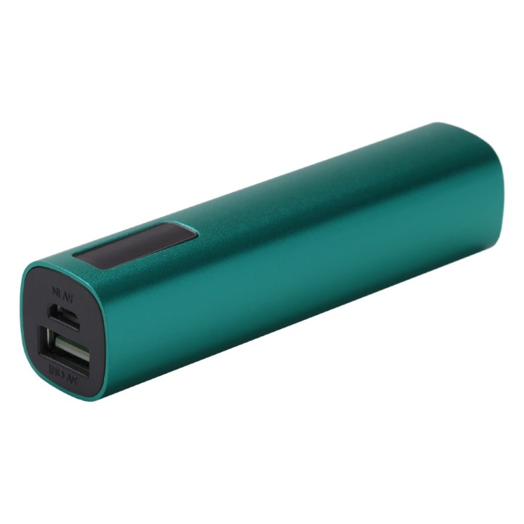 Внешний аккумулятор Easy Metal 2200 мАч, зеленый Внешний аккумулятор Easy Metal 2200 мАч, зеленый