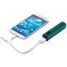 Внешний аккумулятор Easy Metal 2200 мАч, зеленый Внешний аккумулятор Easy Metal 2200 мАч, зеленый