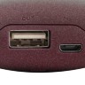 Внешний аккумулятор Pebble 5200 мАч, винный Внешний аккумулятор Pebble 5200 мАч, винный