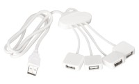 USB-разветвитель Cloud, белый