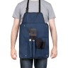 Фартук с набором для барбекю Grill Master, синий