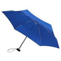 Зонт складной Unit Five, синий в синем чехле