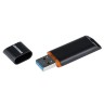 Флешка Uniscend Slalom, черная с оранжевым, USB 3.0, 16 Гб Флешка Uniscend Slalom, черная с оранжевым, USB 3.0, 16 Гб