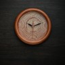 Часы настенные с деревянным ободом, дуб Часы настенные с деревянным ободом, дуб
