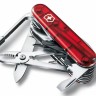 Офицерский нож CyberTool L, полупрозрачный красный