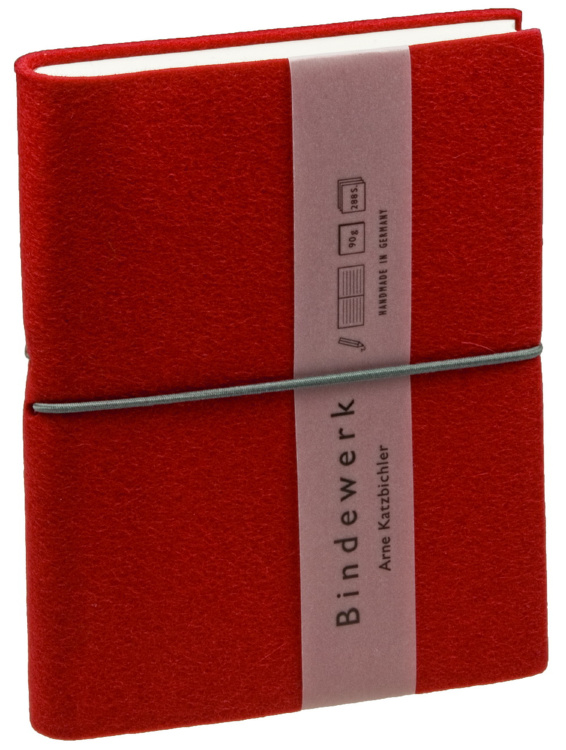 Книга для записей FELTBOOK, красная Книга для записей FELTBOOK, красная