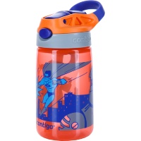 Детская бутылка для воды Gizmo Flip Tangerine Superhero, 0.42 л