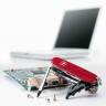 Офицерский нож CyberTool L, прозрачный красный Офицерский нож CyberTool L, прозрачный красный