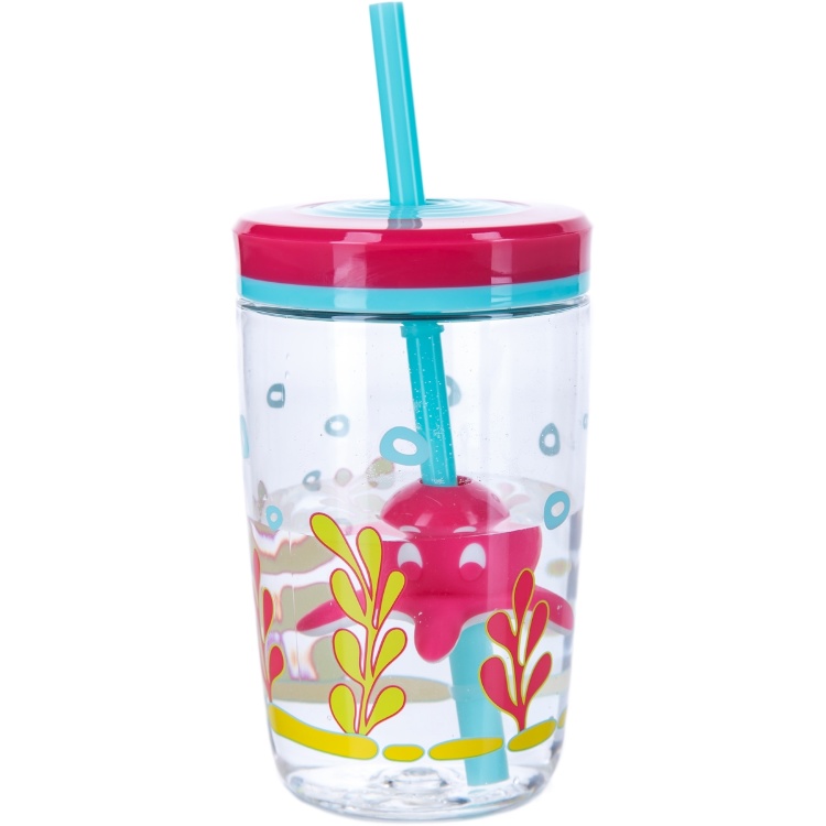 Детский стакан с соломинкой Floating straw tumbler Squid, 0.47 л Детский стакан с соломинкой Floating straw tumbler Squid, 0.47 л