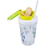 Детский стакан с соломинкой Snack tumbler Robot green, 0.35 л Детский стакан с соломинкой Snack tumbler Robot green, 0.35 л