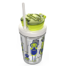Детский стакан с соломинкой Snack tumbler Robot green, 0.35 л Детский стакан с соломинкой Snack tumbler Robot green, 0.35 л