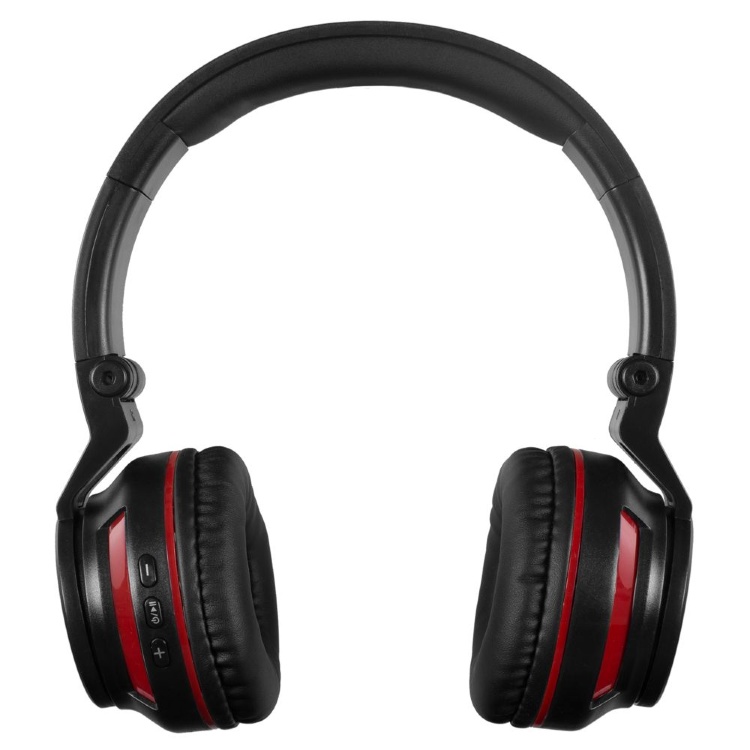 Bluetooth наушники Dubstep с красной отделкой Bluetooth наушники Dubstep с красной отделкой