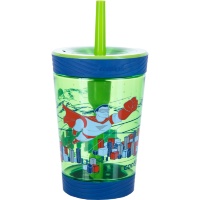 Детский стакан с соломинкой Spill proof tumbler Granny Smith Hero, 0.42 л