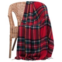 Плед клетчатый акриловый Фиеста