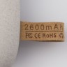 Внешний аккумулятор Pebble 2600 мАч, светло-серый Внешний аккумулятор Pebble 2600 мАч, светло-серый