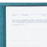 Ежедневник Semi, недатированный, серый с бирюзовым Ежедневник Semi, недатированный, серый с бирюзовым