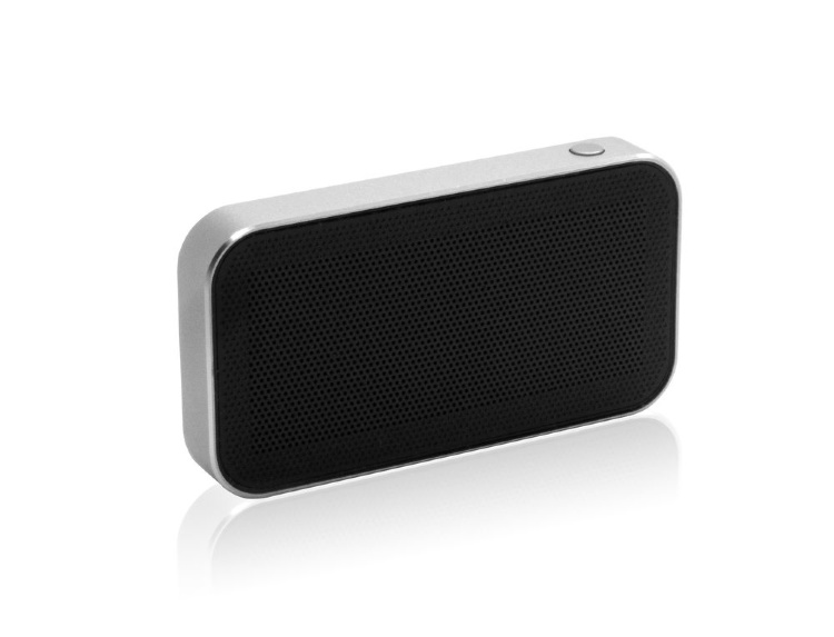 Беспроводная Bluetooth колонка Micro Speaker, темно-серебристая