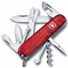 Офицерский нож CLIMBER 91, прозрачный красный