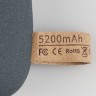 Внешний аккумулятор Pebble 5200, темно-серый