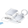 Брелок Oxford, прозрачный