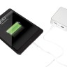 Внешний аккумулятор Brick 6600 мАч, с цифровым индикатором, белый