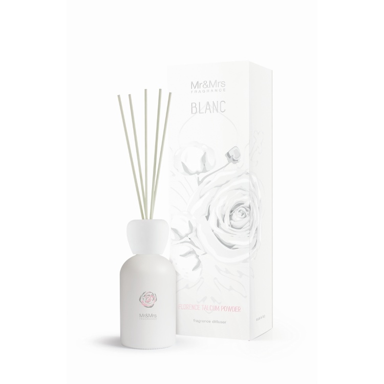 Аромадиффузор Blanc аромат №08 Florence Talcum Powder (Флорентийская пудра), 250 мл