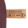 Внешний аккумулятор Pebble 2600 мАч, винный