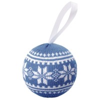 Шар новогодний Скандик, синий (индиго)